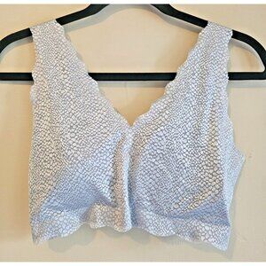 Sophie b. Women's bra size M gray snakeskin looking material-great for layering